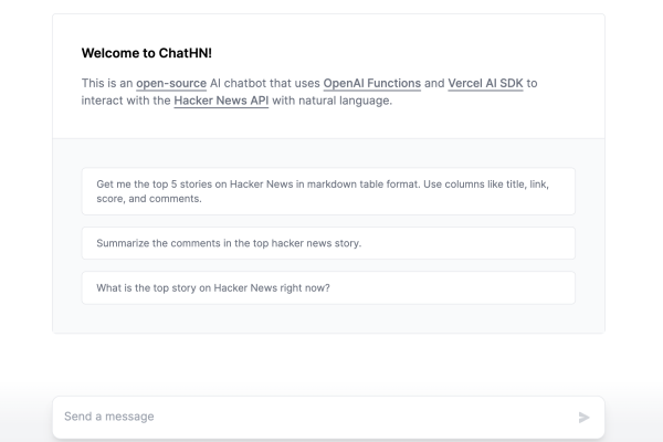 Meet ChatHN: A Real-Time AI-Powered Chat On Hacker News Feed