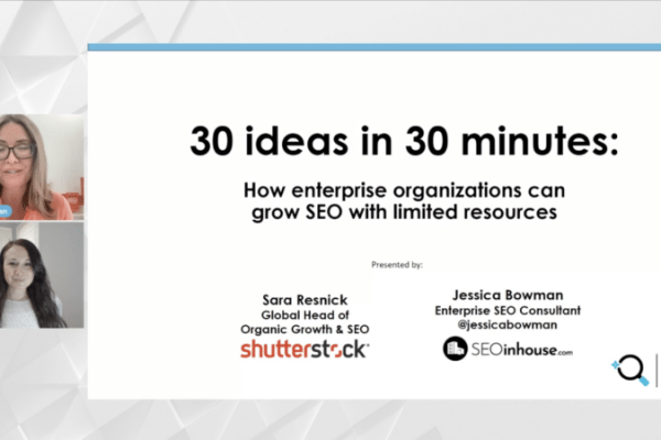How enterprise organizations can grow SEO with limited resources